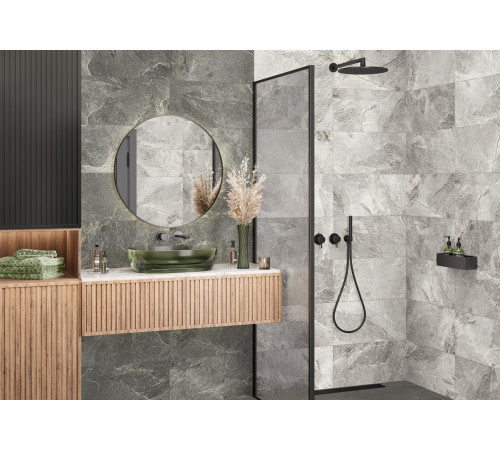 Керамогранит Delacora D30006M Stoncrete Beige 30x60 бежевый матовый карвинг под камень