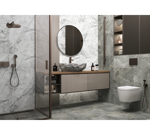 Керамогранит Delacora D30006M Stoncrete Beige 30x60 бежевый матовый карвинг под камень