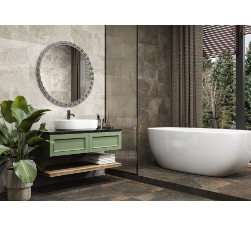 Керамогранит Delacora D30006M Stoncrete Beige 30x60 бежевый матовый карвинг под камень