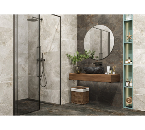 Керамогранит Delacora D30006M Stoncrete Beige 30x60 бежевый матовый карвинг под камень