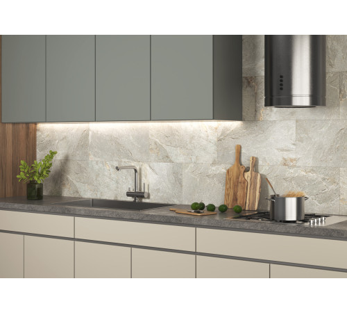 Керамогранит Delacora D30006M Stoncrete Beige 30x60 бежевый матовый карвинг под камень