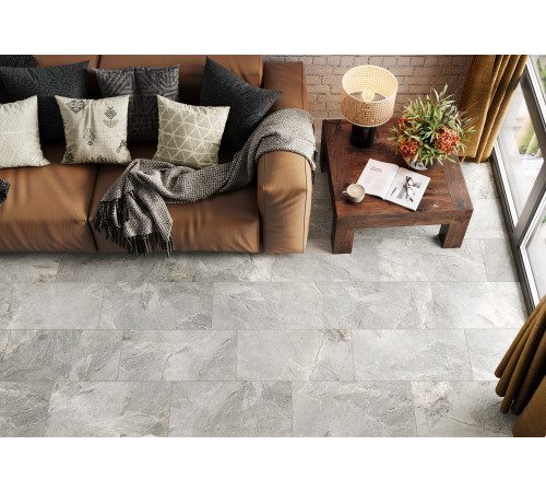 Керамогранит Delacora D30006M Stoncrete Beige 30x60 бежевый матовый карвинг под камень