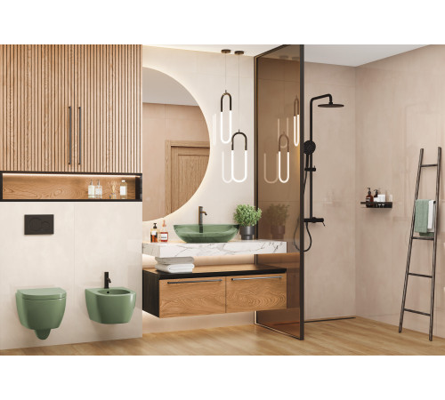 Керамогранит LCM 60120STD11P Studio Beige 60x120 бежевый полированный под бетон