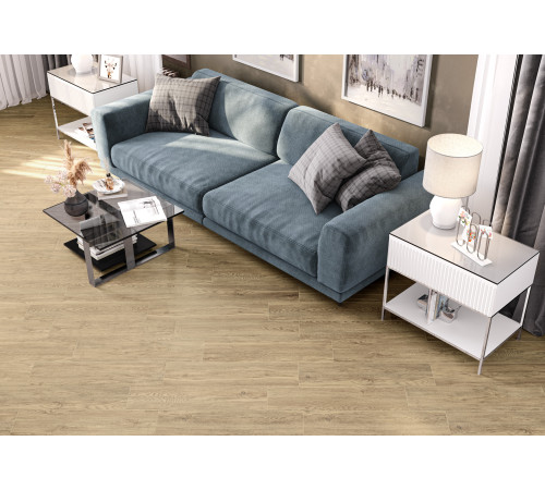 Керамогранит New Trend GP1560TAN11 Tanzania Beige 15.1x60.2 бежевый матовый / рельефный под дерево