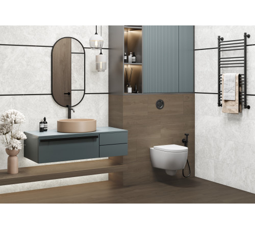 Керамогранит Delacora D30012M Tundra Taupe 30x60 серый матовый карвинг под камень
