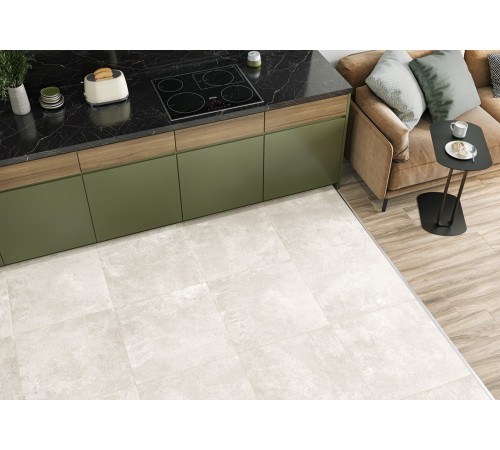 Керамогранит Delacora D120213M Walter Graphite 60x120 серый матовый / карвинг под бетон