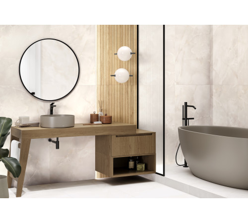 Керамогранит LCM 60120VTO01S Венто кремовый / Vento Crema 60×120