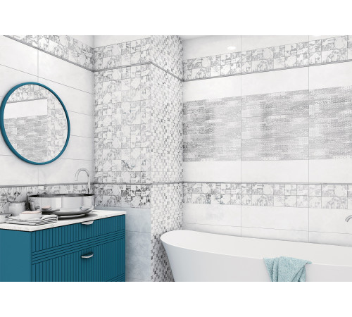 Декор Saturn Silver DW11STN00 200x600x9 Глянцевая