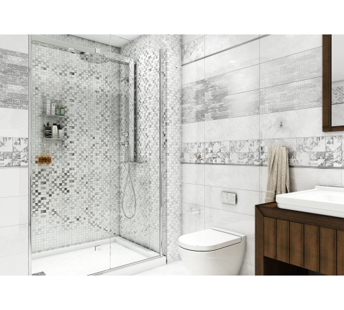 Декор Saturn Silver DW11STN00 200x600x9 Глянцевая