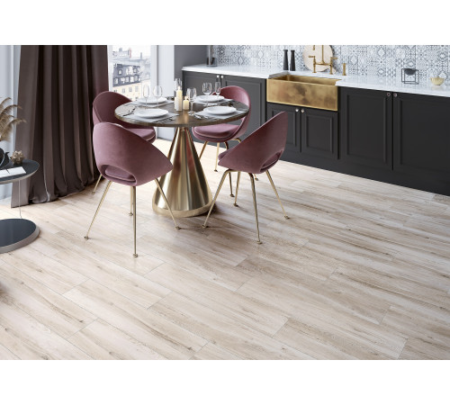 Керамогранит Alma Ceramica GFA92WTD00R Westwood 90x20 белый глазурованный матовый под дерево
