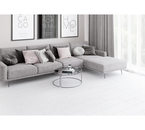 Керамогранит Alma Ceramica GFA92WTD00R Westwood 90x20 белый глазурованный матовый под дерево