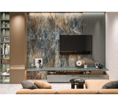 Керамогранит LCM 60120VSM18HG Visconti Marmo 60x120 коричневый суперполированный под камень