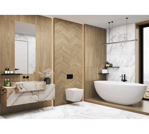 Керамогранит Delacora D30015M Walnut Light 30x60 бежевый матовый под дерево