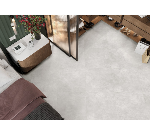 Керамогранит Alma Ceramica GFU60120UNK07R Uniko 60x120 серый матовый под бетон