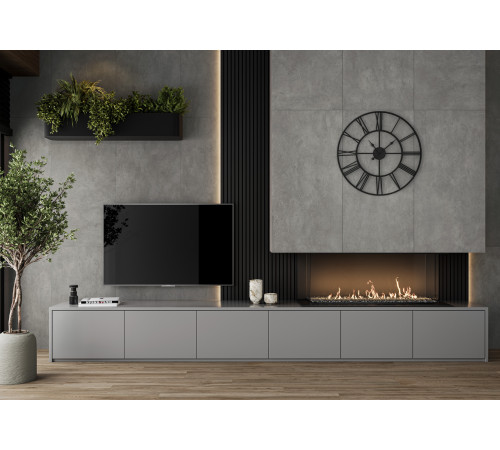 Керамогранит Alma Ceramica GFU60120UNK07R Uniko 60x120 серый матовый под бетон