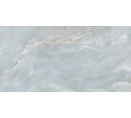 Керамогранит Delacora 60120ONB06 Onyx Breez Sugar 60x120 голубой лаппатированный под оникс