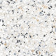 Керамогранит Alma Ceramica GFU6060TRZ07L Terrazzo 60x60 белый / бежевый лаппатированный под камень / терраццо