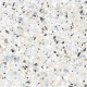 Керамогранит Alma Ceramica GFU6060TRZ07L Terrazzo 60x60 белый / бежевый лаппатированный под камень / терраццо
