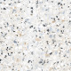 Керамогранит Alma Ceramica GFU6060TRZ07L Terrazzo 60x60 белый / бежевый лаппатированный под камень / терраццо