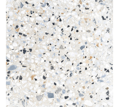 Керамогранит Alma Ceramica GFU6060TRZ07L Terrazzo 60x60 белый / бежевый лаппатированный под камень / терраццо