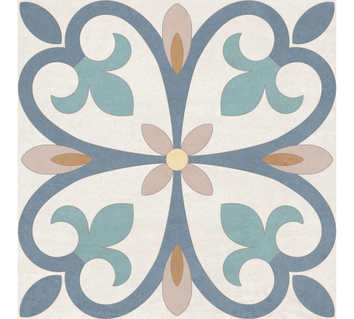 Керамогранит New Trend GP2020DSA02 Design Art Dawn 20x20 микс матовый с орнаментом