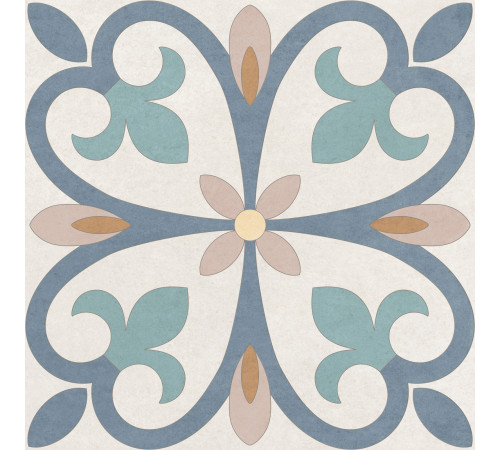 Керамогранит New Trend GP2020DSA02 Design Art Dawn 20x20 микс матовый с орнаментом