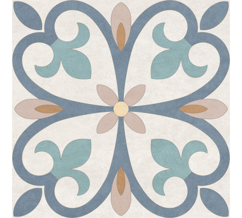 Керамогранит New Trend GP2020DSA02 Design Art Dawn 20x20 микс матовый с орнаментом