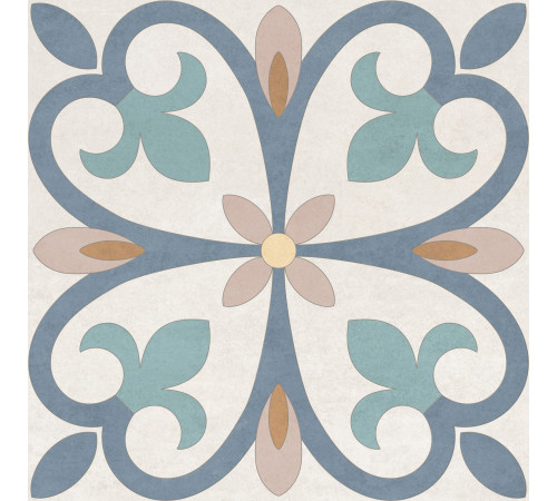 Керамогранит New Trend GP2020DSA02 Design Art Dawn 20x20 микс матовый с орнаментом
