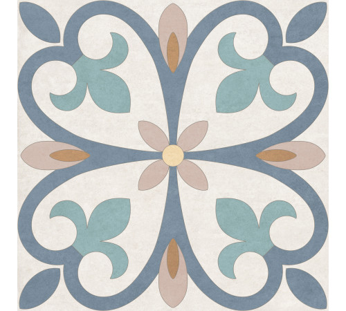 Керамогранит New Trend GP2020DSA02 Design Art Dawn 20x20 микс матовый с орнаментом