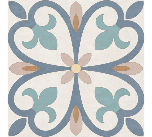 Керамогранит New Trend GP2020DSA02 Design Art Dawn 20x20 микс матовый с орнаментом