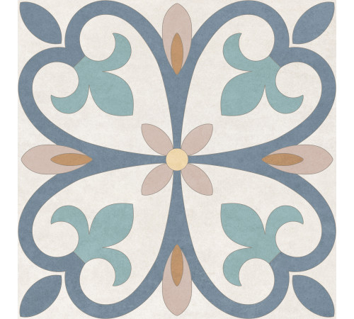 Керамогранит New Trend GP2020DSA02 Design Art Dawn 20x20 микс матовый с орнаментом