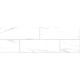 Плитка настенная New York TWA11NYK010 200x600x7.5 Глянцевая