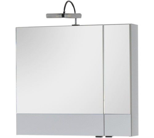 Зеркальный шкаф Aquanet Верона 75 белый