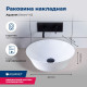 Раковина накладная Aquanet Smart-1 42