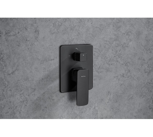 Смеситель для душа Allen Brau Infinity X2 5.21014-31 (с внутренней частью, 2 выхода) черный матовый