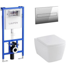 Унитаз с инсталляцией Allen Brau Liberty 4.33004.20/8.9466.0.000.000.1 белый глянец