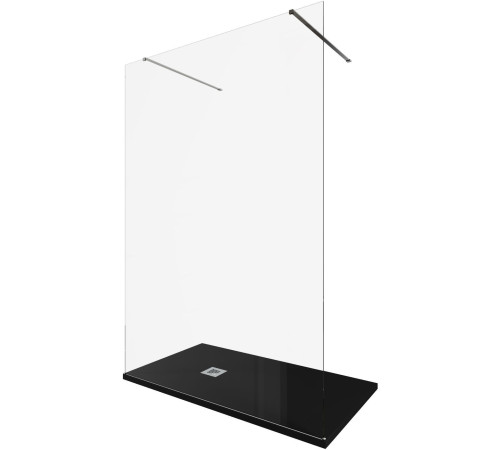 Душевая перегородка Allen Brau Infinity 2 140 3.21049.BA серебро браш