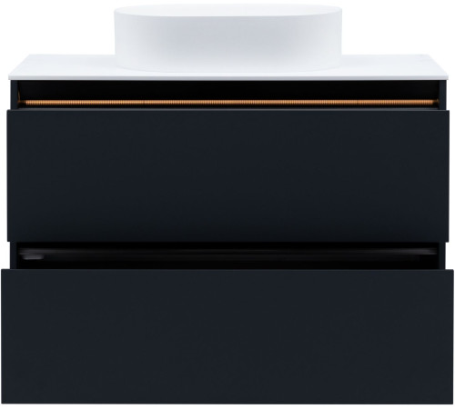 Тумба под раковину Allen Brau Activity 100 1.34006.AM антрацит матовый/черный браш