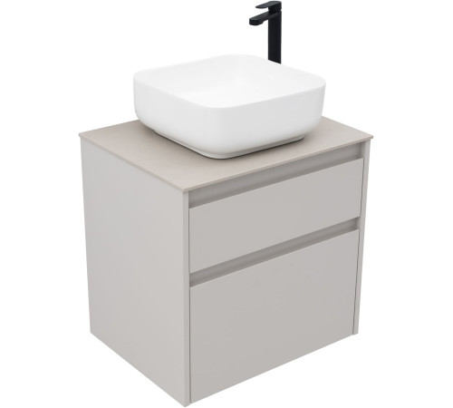 Тумба под раковину Aquanet Nova Lite 2.0 60 бежевый