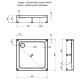 Душевой поддон Aquanet GL180 80x80