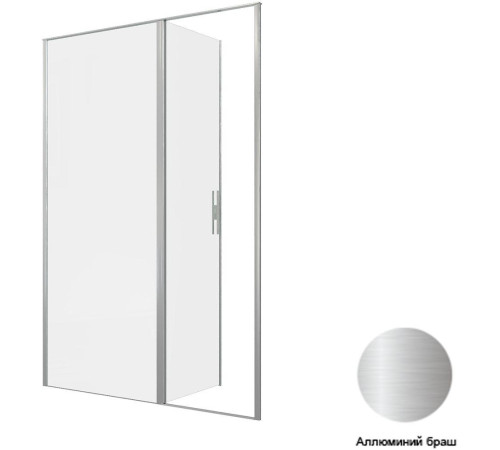 Душевая дверь Allen Brau Priority 140 3.31035.BA серебро браш