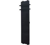 Полотенцесушитель электрический Allen Brau Infinity 180x44 с рейлингом 2.0 и креплением, черный матовый