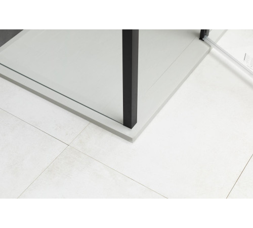 Душевой уголок Allen Brau Priority 100x90 3.31006.BBA + 3.31018.BBA черный браш