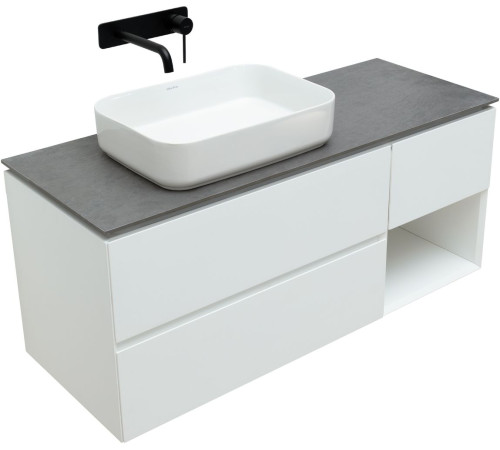 Тумба под раковину Allen Brau Infinity 120 1.21005.WM L белый матовый