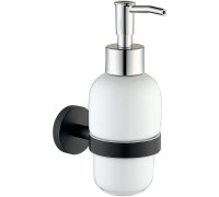 Дозатор для жидкого мыла Allen Brau Priority 6.31006-31 белый/черный матовый