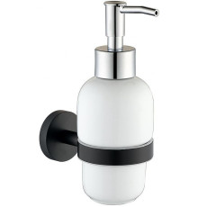 Дозатор для жидкого мыла Allen Brau Priority 6.31006-31 белый/черный матовый