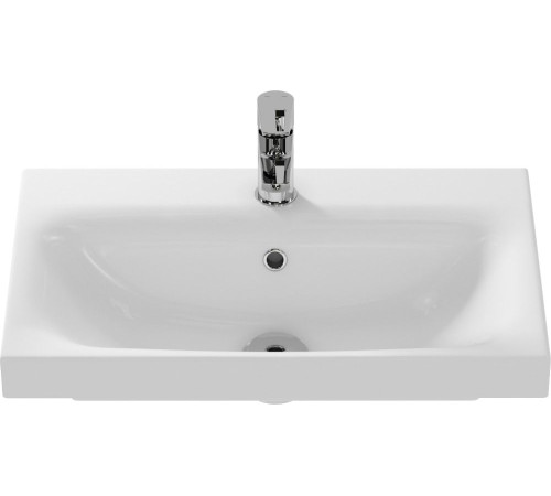 Тумба под раковину Aquanet Беркли 60 белый/дуб рошелье