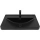 Раковина Aquanet Ирис 70 черная матовая