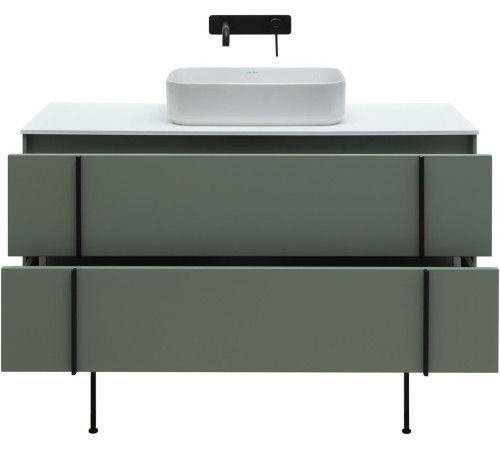 Тумба под раковину Allen Brau Reality 120 1.32008.CGM олива матовый