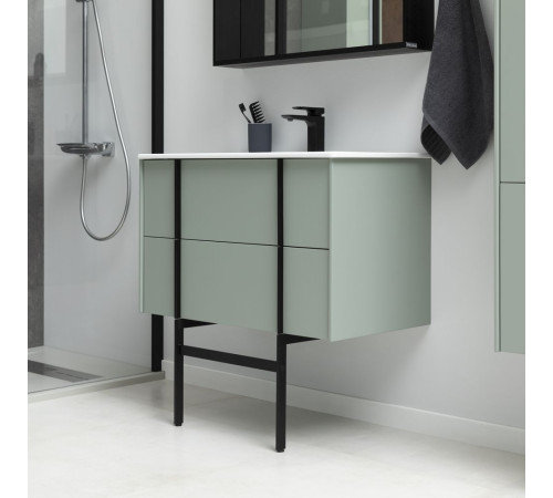 Тумба под раковину Allen Brau Reality 80 1.32005.CGM олива матовый